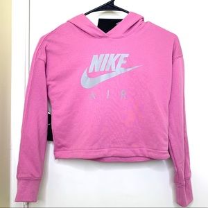 NWT Nike Air pink Cropped Hoodie size M